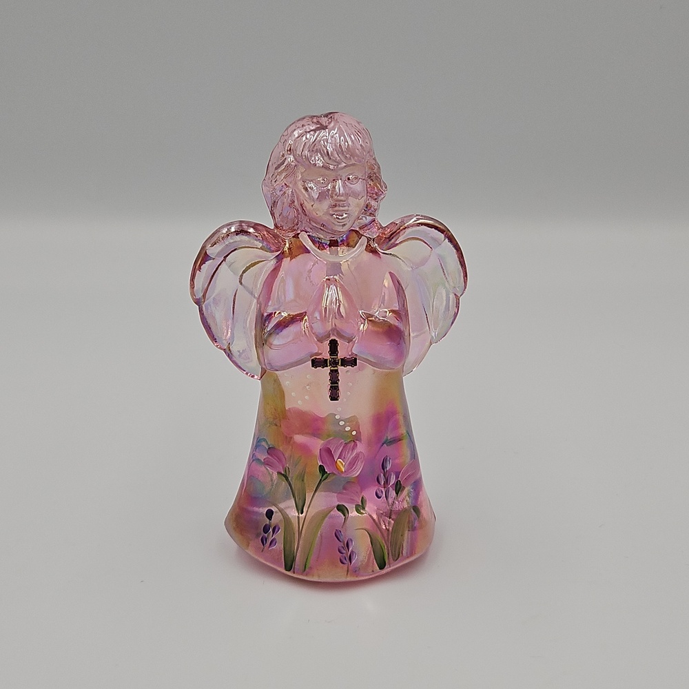 Vintage Fenton Glass - Iridescent Angel